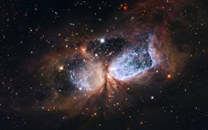 Фото Туманности в космосе Звезды