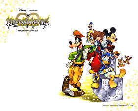Обои Kingdom Hearts компьютерная игра