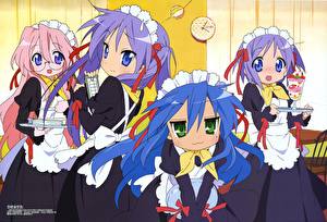 Картинка Lucky Star Аниме Девушки