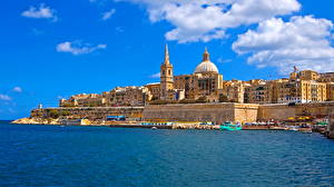 Обои Дома Мальта Города
