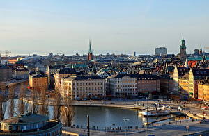 Картинки Швеция Стокгольм город