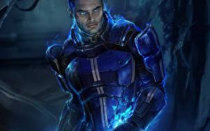 Фото Mass Effect Mass Effect 3 Kaidan Alenko Игры