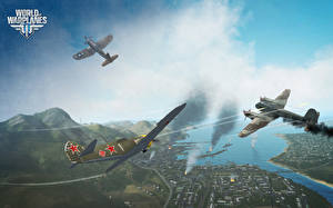 Картинка World of Warplanes Игры Авиация