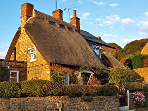 Фото Здания Великобритания Оксфордшир Хук Нортон Города