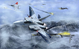 Фотографии Ace Combat Игры Авиация