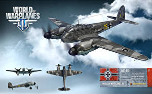 Картинка World of Warplanes Me. 410 Игры Авиация