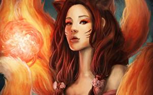 Фотография LOL Ahri Девушки