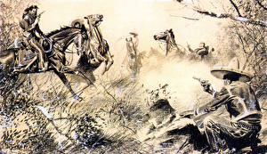 Фото Живопись Зденек Буриан Mexican daredevil