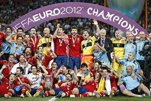 Фотографии Футбол Испания чемпион Европы 2012 спортивные