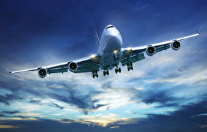 Фотография Самолеты Пассажирские Самолеты Боинг Boeing-747 Авиация