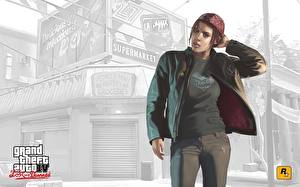 Обои Grand Theft Auto ГТА 4 компьютерная игра Девушки