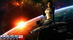 Фотография Mass Effect Mass Effect 2 компьютерная игра Девушки