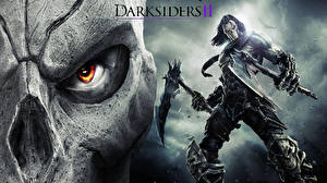 Обои Darksiders Darksiders II Нежить Воины Косы