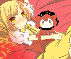 Картинки Mahou Shoujo Madoka Magica Аниме Девушки