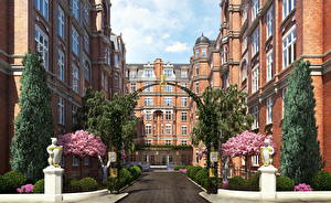Картинка Дома Великобритания Hotel London Города