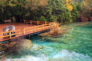 Фото Парк Китай Цзючжайгоу парк Valley Sparking Lake