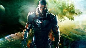 Картинка Mass Effect Shepard Игры