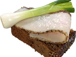 Фотографии Бутерброды Сало Еда