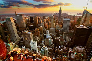 Картинки Америка Нью-Йорк Города