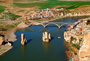 Картинки Турция Мосты Hasankeyf город