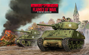 Обои Flames of War Танк