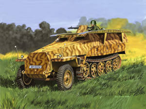 Картинки Рисованные БТР Армия