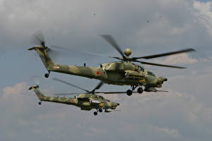 Обои Вертолеты Ми-28Н Авиация