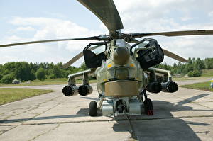 Картинки Вертолет Ми-28Н Авиация
