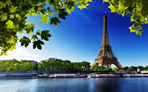Фотография Франция Эйфелева башня Париж Эйфелева башня Города