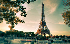 Фотографии Франция Эйфелева башня Париж Эйфелева башня Города