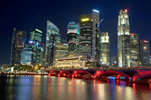Фото Сингапур Ночь