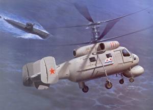 Обои Вертолеты Ка-25 Авиация