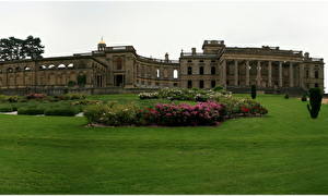 Картинки Дома Великобритания поместье Whitley Court  город