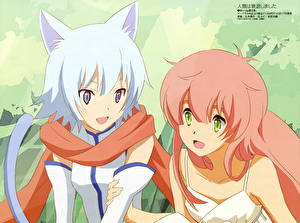 Картинки Jinrui wa Suitai Shimashita Девушки