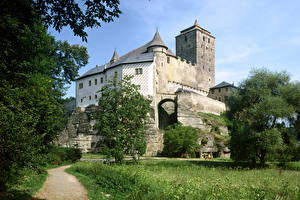 Картинка Замок Чехия Castle Kost  Города