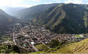 Фото Городки Эквадор Городок Баньос город