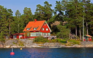 Фотография Здания Швеция Стокгольм