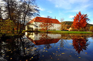 Фотографии Храмы Австрия Небо Монастырь Monastery Viktring Klagenfurt город