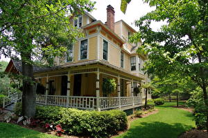 Картинки Дома Америка Флорида Гейнсвилл город