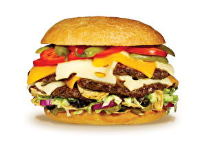Фотография Гамбургер Быстрое питание Еда