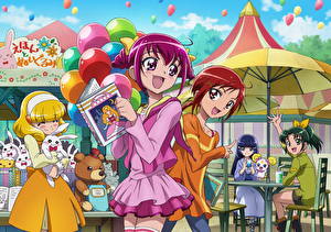 Обои для рабочего стола Fresh Precure! Аниме Девушки