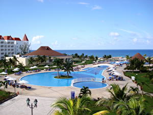 Картинки Курорты Плавательный бассейн Jamaica город