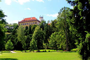 Фотографии Парки Чехия Прага Природа