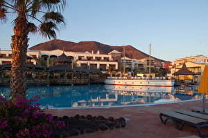 Фотография Курорты Испания Плавательный бассейн Канарские острова Яйса