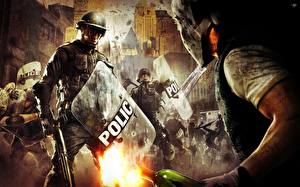 Обои для рабочего стола Urban Chaos: Riot Response компьютерная игра