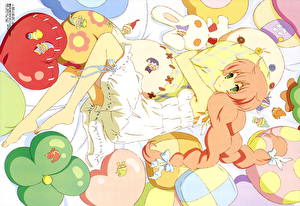 Обои для рабочего стола Jinrui wa Suitai Shimashita Аниме Девушки