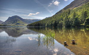 Фотография Парк Англия The Lake District National Park Cumbria Природа