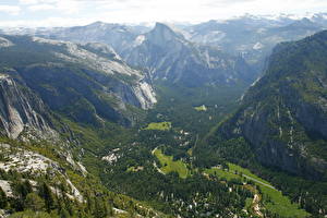 Картинка Парки Гора США Калифорния Йосемити Природа