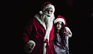 Фотографии Креатив Рождество Санта-Клаус Шапки Бородатый