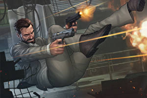 Фотография Max Payne Max Payne 3 Пистолет Воители Стрельба компьютерная игра